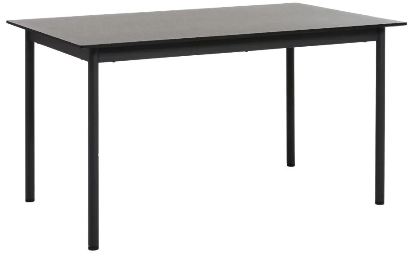 Eettafel Pensacola Zwart 85x140cm - Giga Living