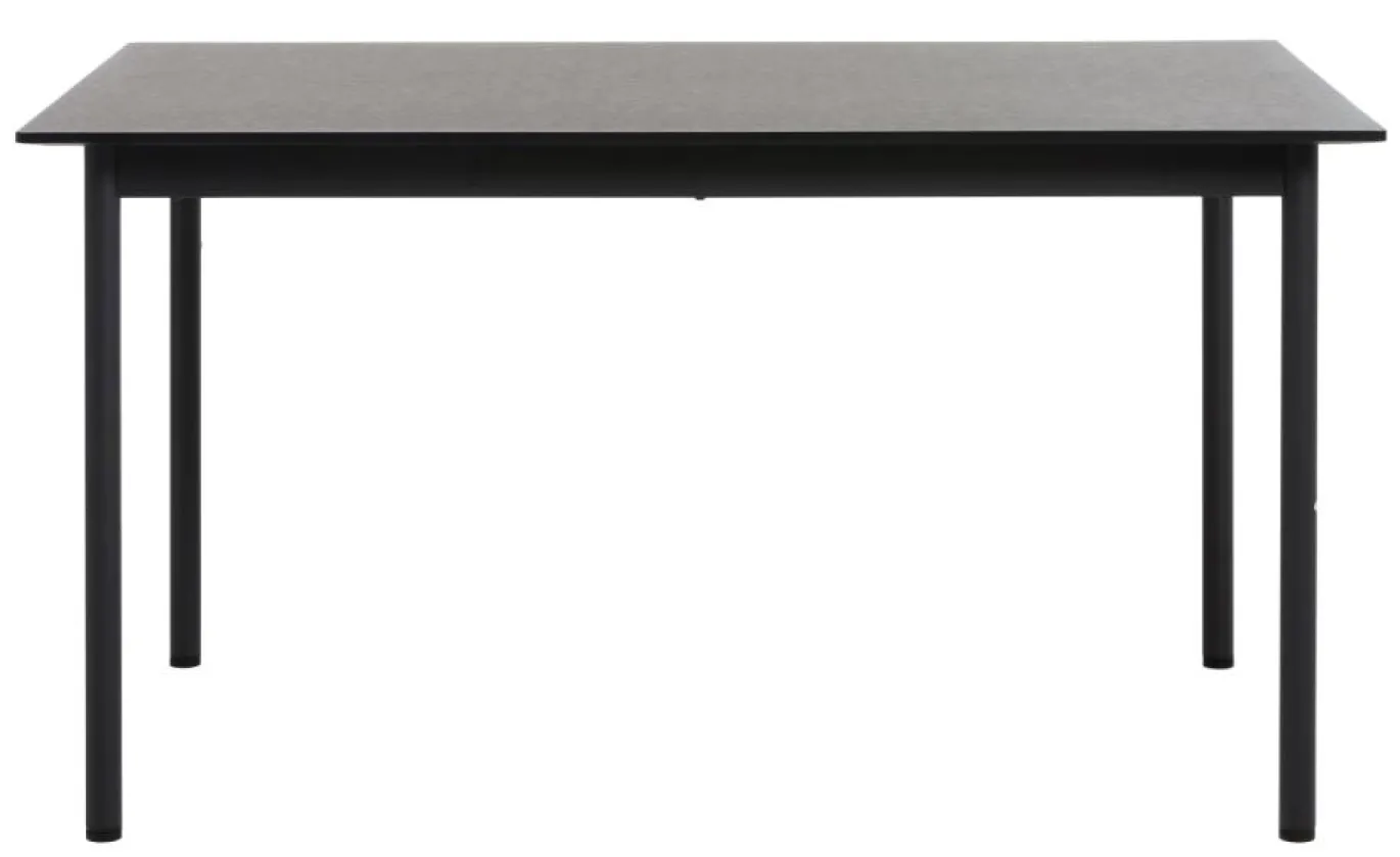 Eettafel Pensacola Zwart 85x140cm - Giga Living