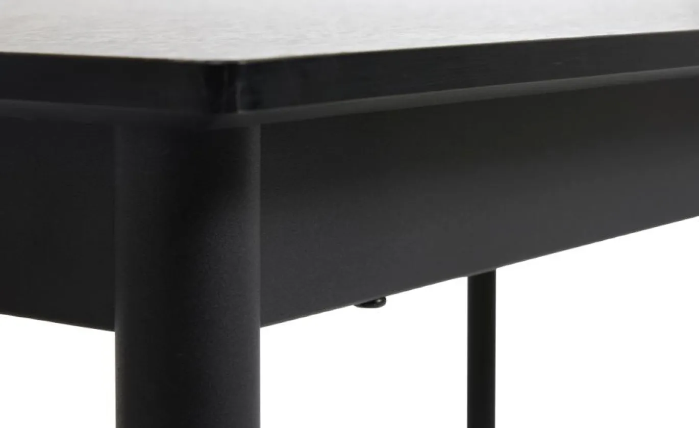 Eettafel Pensacola Zwart 85x140cm - Giga Living