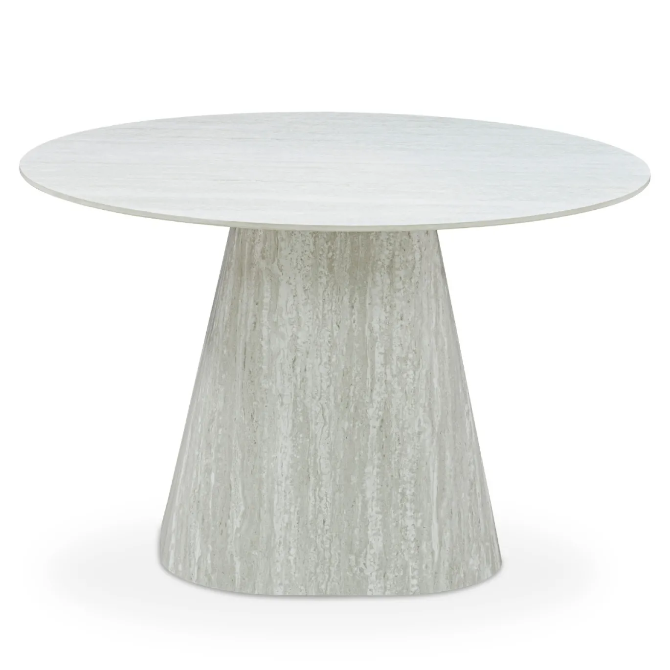 Eettafel Puck Keramisch Grijs Rond 120cm - Giga Meubel