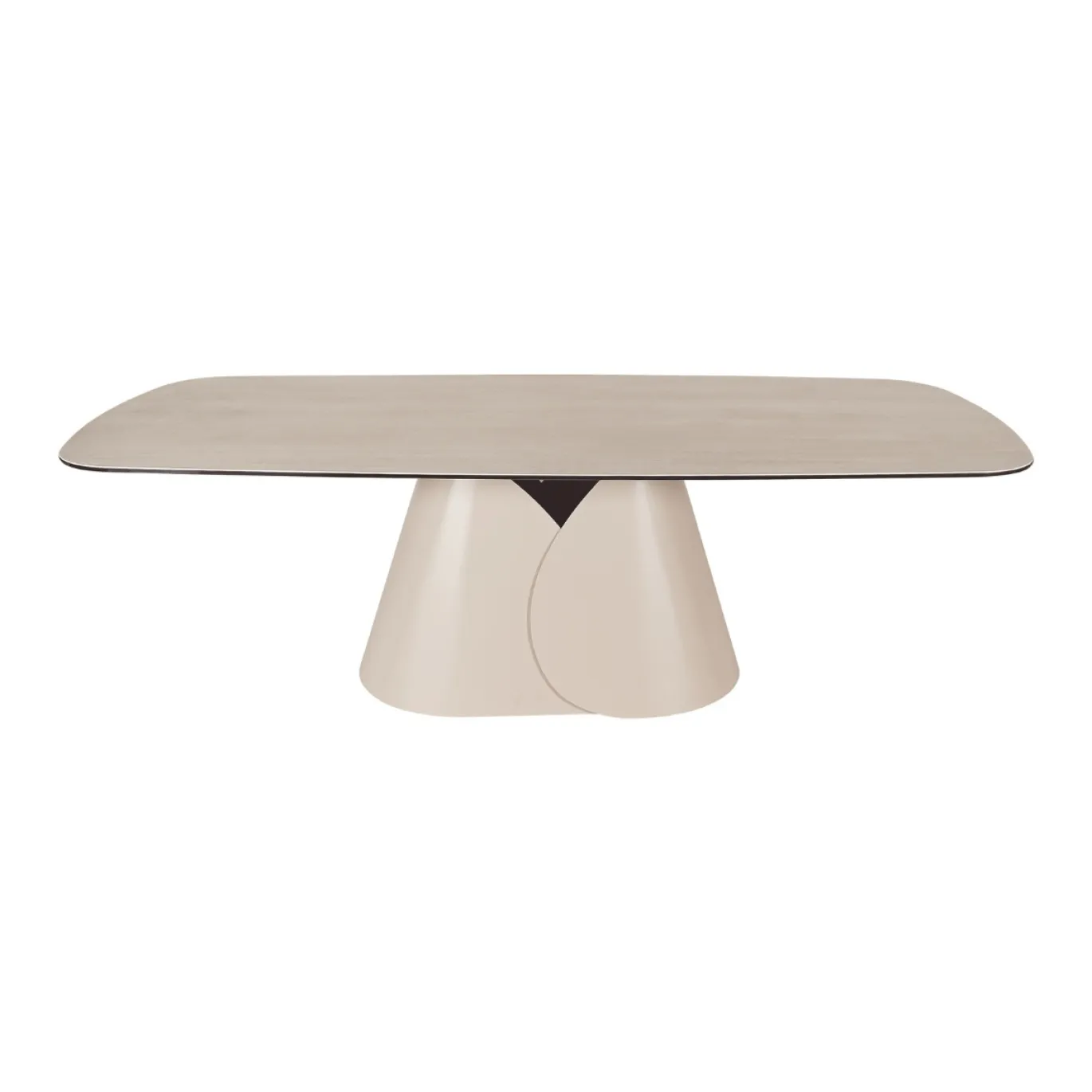 Eettafel Quinn Travertinlook Deens Ovaal 250cm - Giga Meubel
