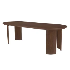 Eettafel Reno Walnoot Ovaal 240cm - Giga Meubel