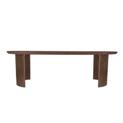 Eettafel Reno Walnoot Ovaal 240cm - Giga Meubel