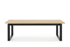 Eettafel Rina 220cm Eiken Zwart - Giga Meubel