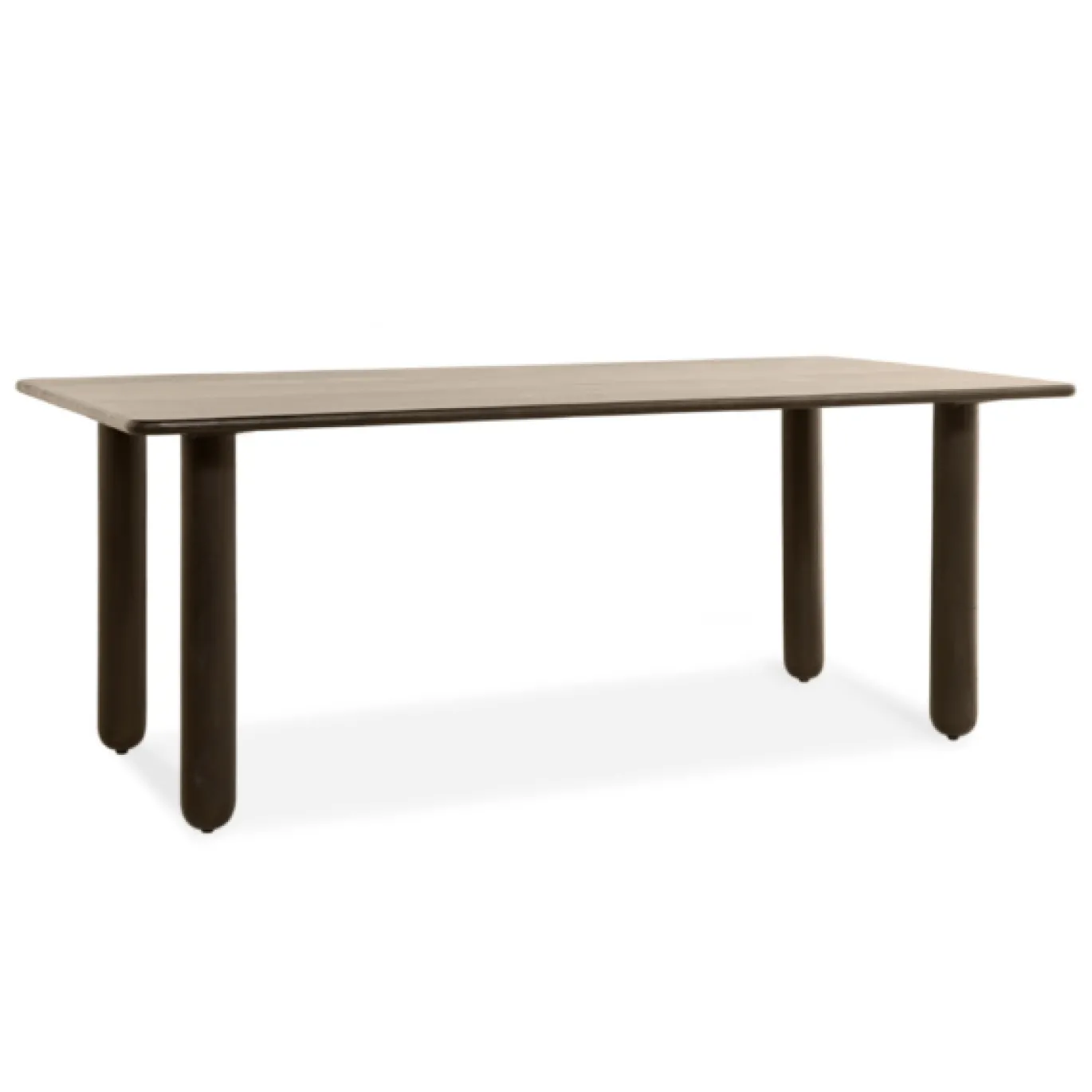 Eettafel Rondo Donkerbruin 200cm - Giga Meubel