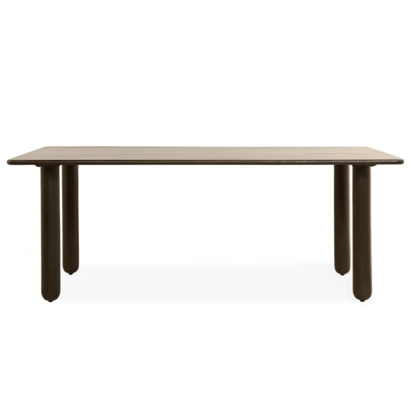 Eettafel Rondo Donkerbruin 200cm - Giga Meubel