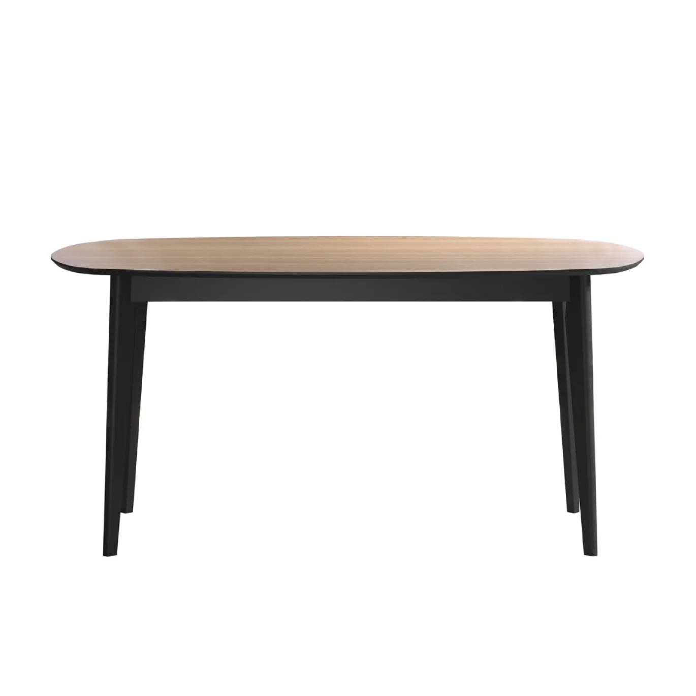 Eettafel Ronin Naturel/Zwart 160cm