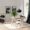 Eettafel Rosta Eikenfineer Wit 150cm - Giga Living