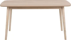 Eettafel Rosta Eikenfineer Wit 150cm - Giga Living