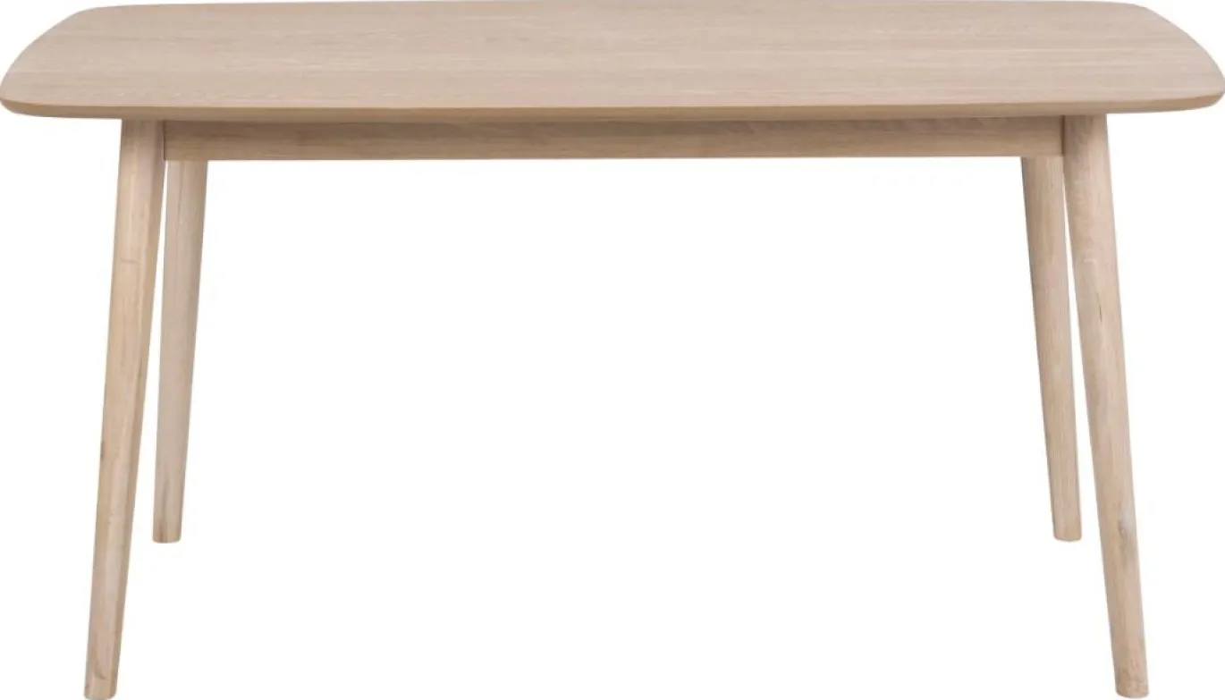 Eettafel Rosta Eikenfineer Wit 150cm - Giga Living