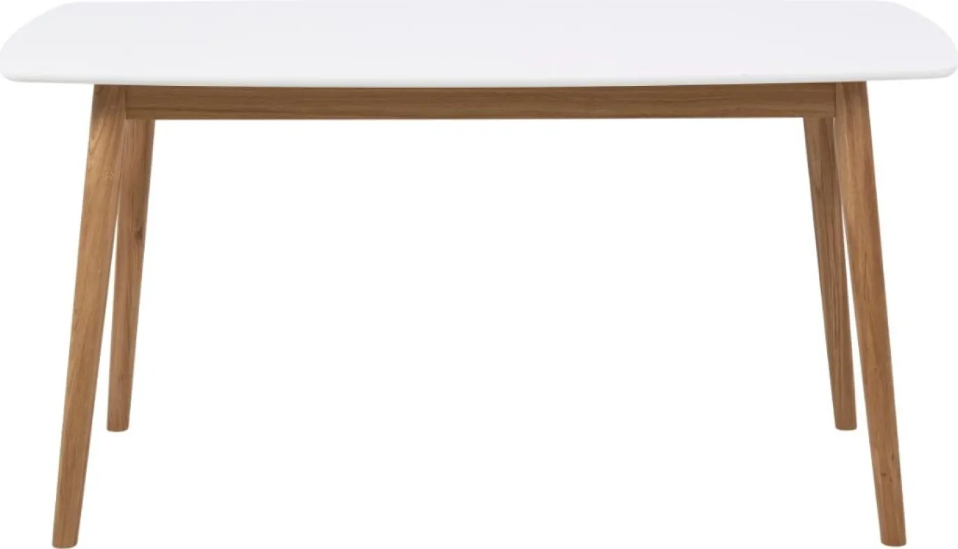 Eettafel Rosta Mdf Wit 150cm - Giga Living