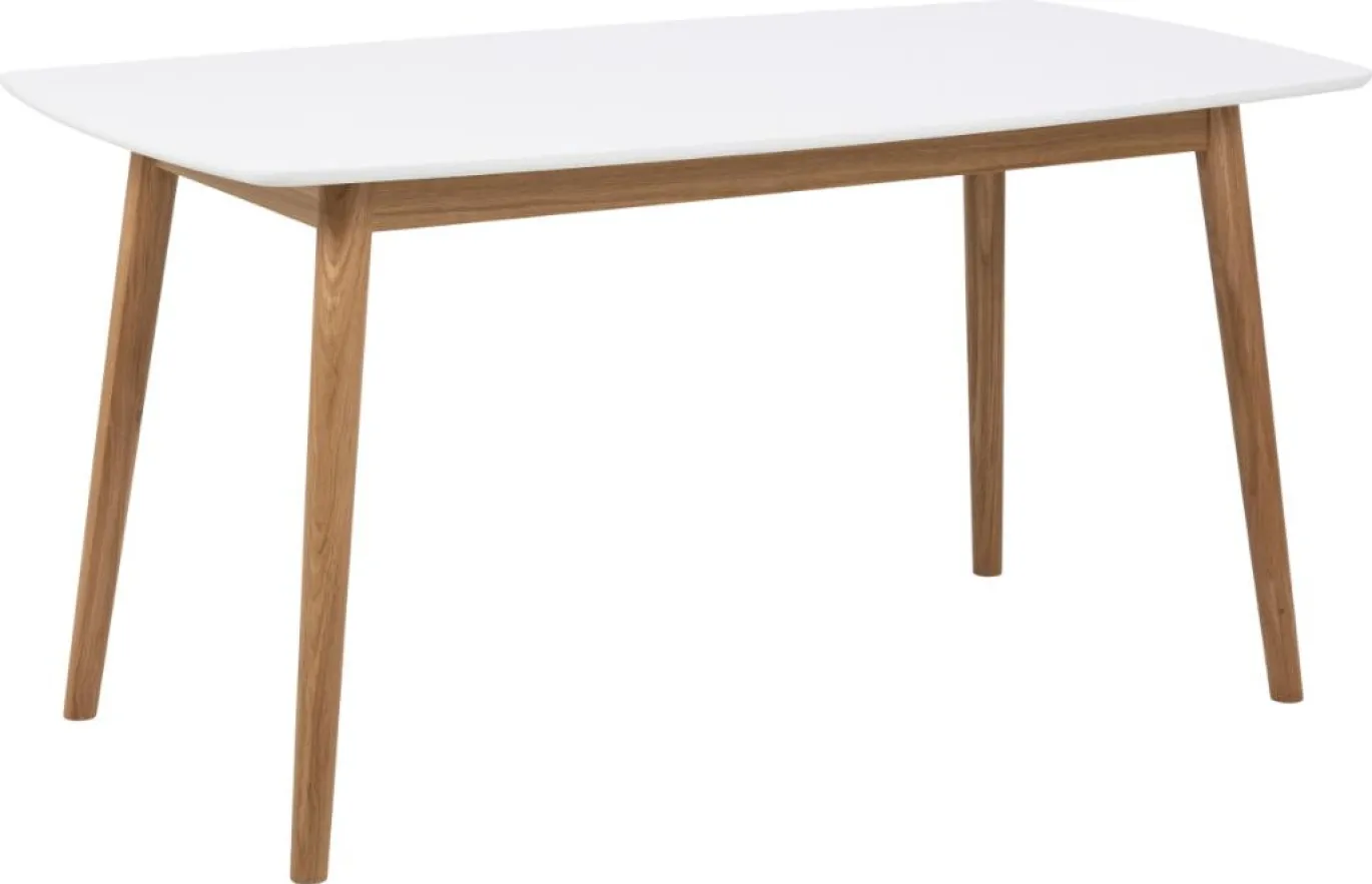 Eettafel Rosta Mdf Wit 150cm - Giga Living