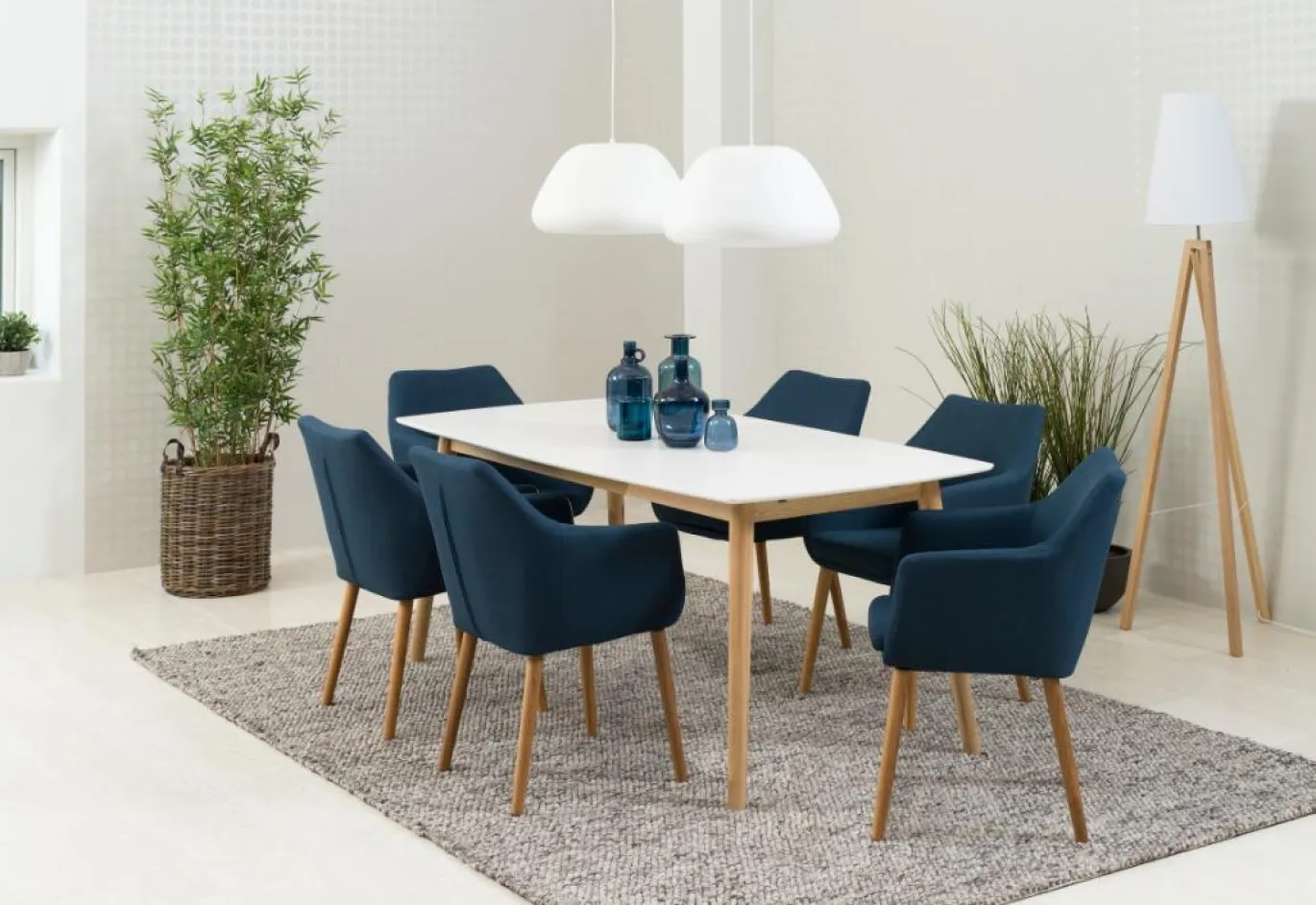 Eettafel Rosta Mdf Wit 150cm - Giga Living