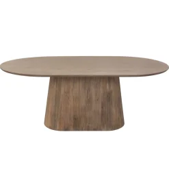 Eettafel Salvador Naturel Ovaal 160cm - Giga Meubel