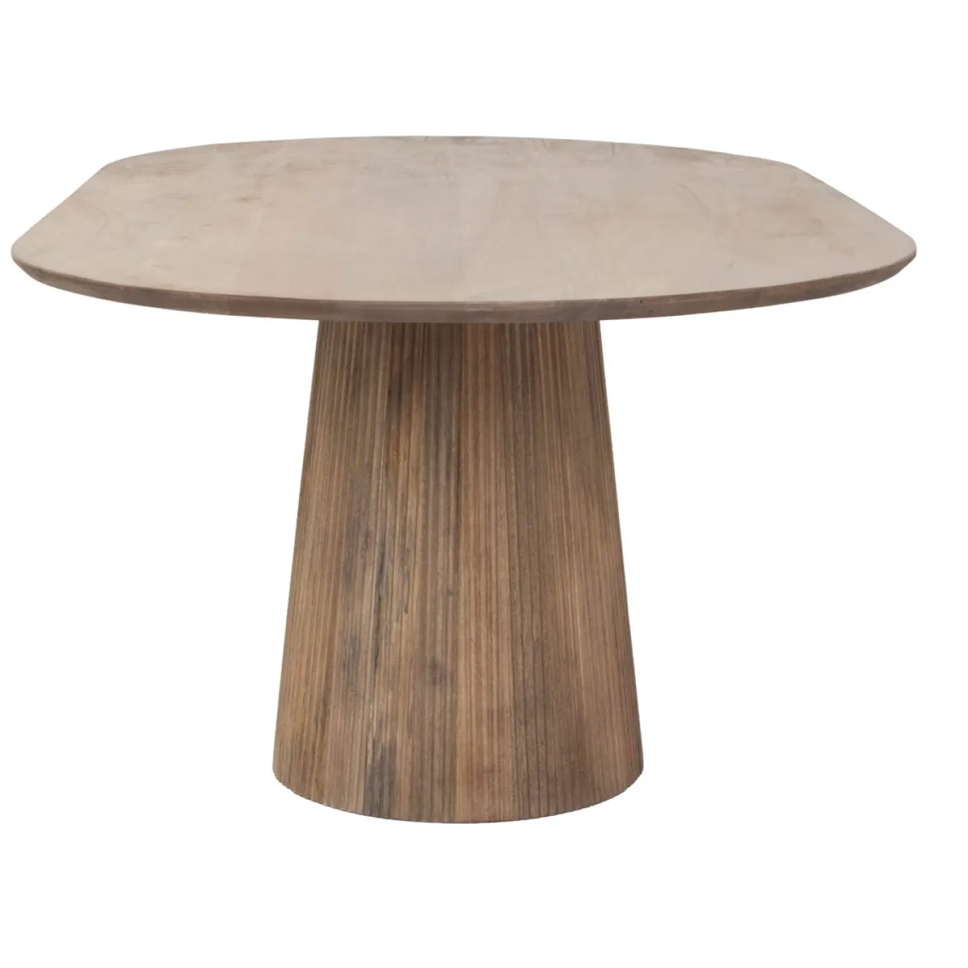 Eettafel Salvador Naturel Ovaal 160cm - Giga Meubel