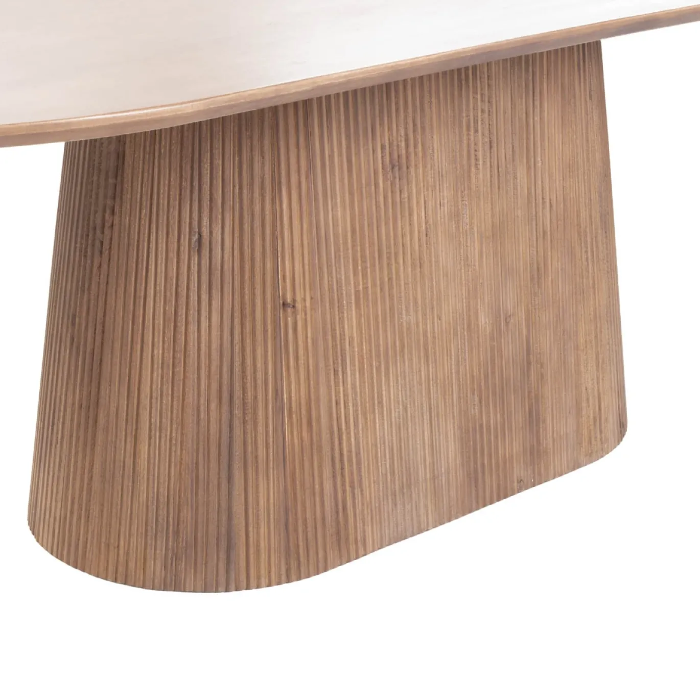 Eettafel Salvador Naturel Ovaal 160cm - Giga Meubel