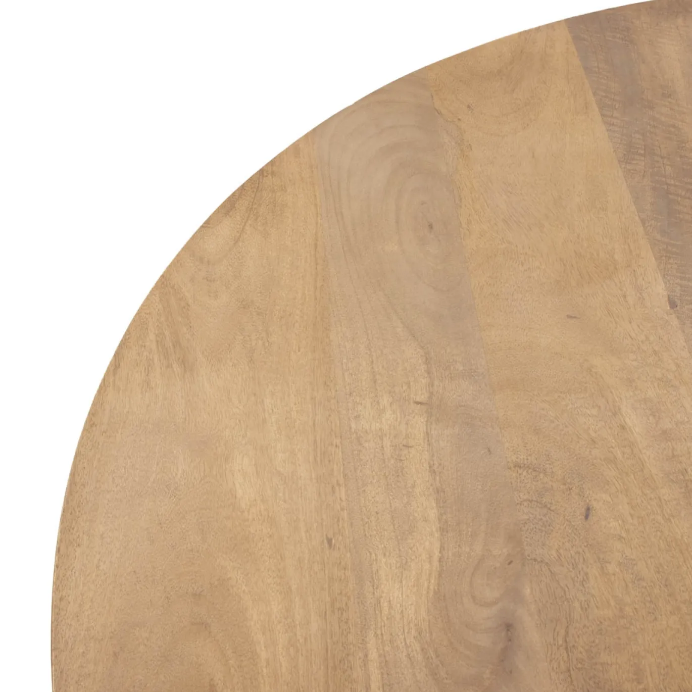 Eettafel Salvador Naturel Rond 130cm - Giga Meubel