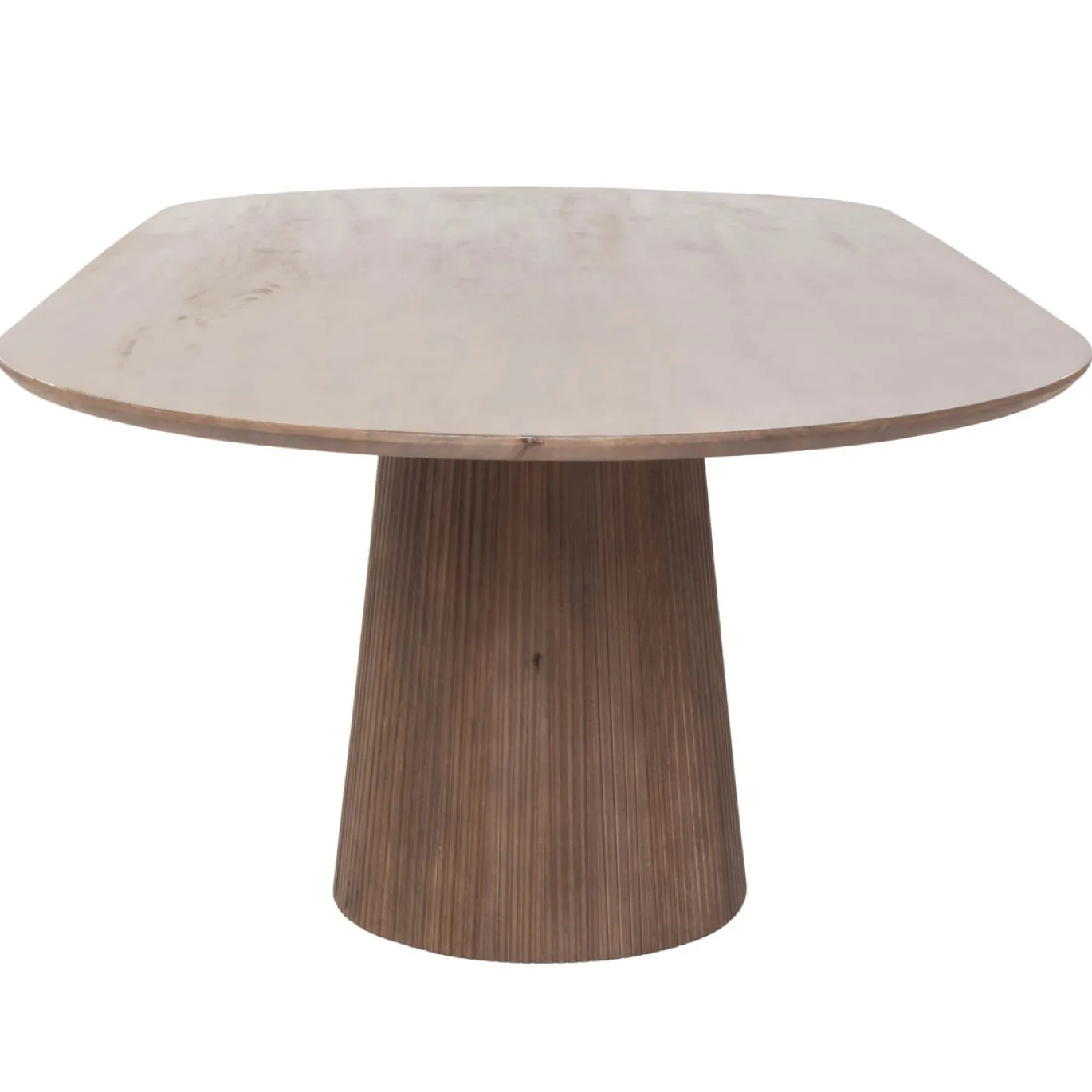 Eettafel Salvador Walnoot Ovaal 160cm - Giga Meubel