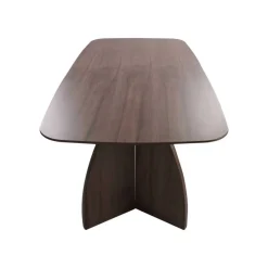 Eettafel Savanah Walnoot Deens Ovaal 200cm - Giga Meubel