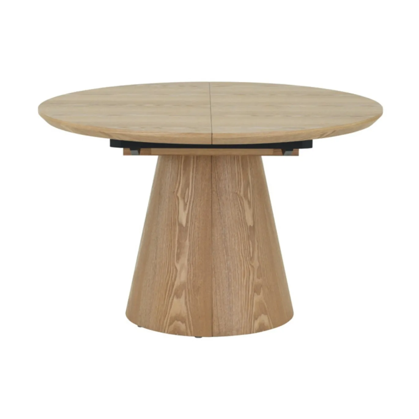 Eettafel Sivan Naturel Rond Uitschuifbaar 120-160cm - Giga Meubel