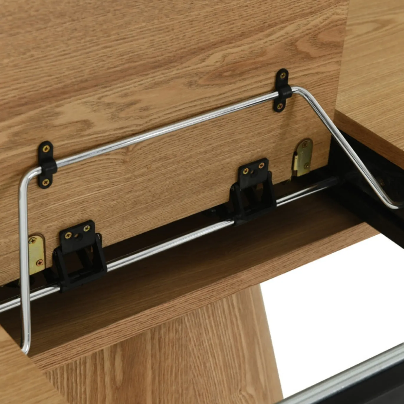Eettafel Sivan Naturel Rond Uitschuifbaar 120-160cm - Giga Meubel
