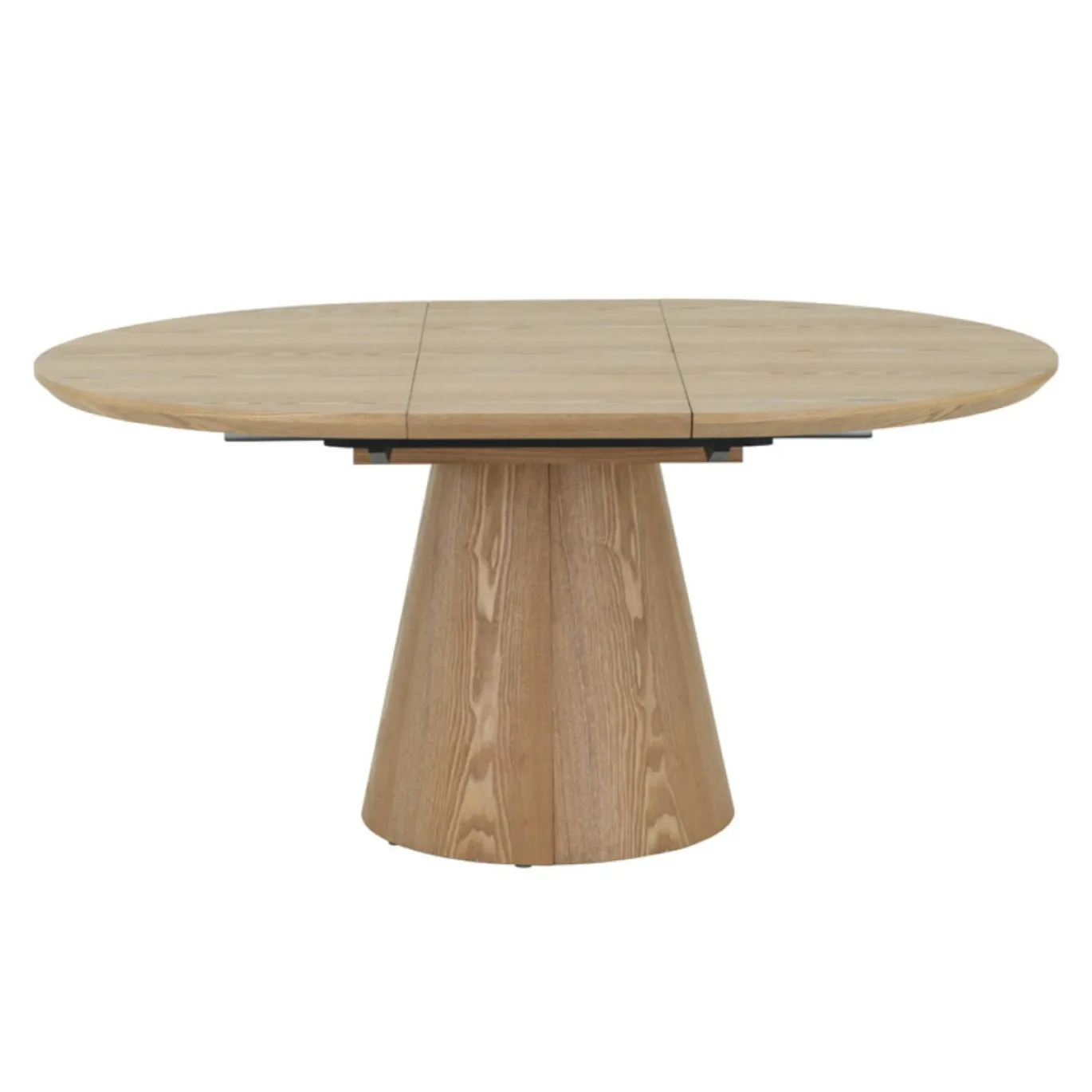 Eettafel Sivan Naturel Rond Uitschuifbaar 120-160cm - Giga Meubel
