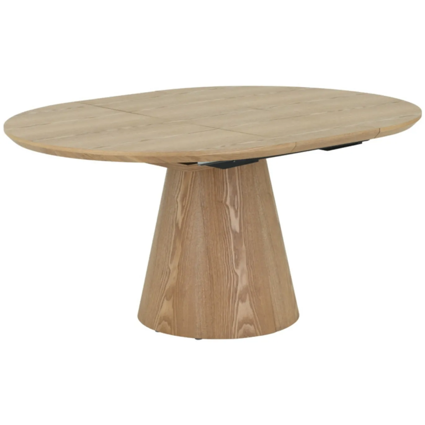 Eettafel Sivan Naturel Rond Uitschuifbaar 120-160cm - Giga Meubel