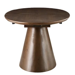 Eettafel Sivan Walnoot Ovaal Uitschuifbaar 160-200cm - Giga Meubel