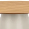 Eettafel Sjors Eikenfineer Mat Ø120x75cm - Giga Living