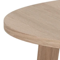 Eettafel Stanford Eiken Wit Ø120cm - Giga Living