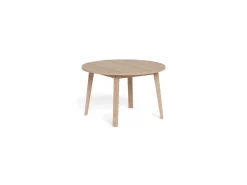 Eettafel Stanford Eiken Wit Ø120cm - Giga Living