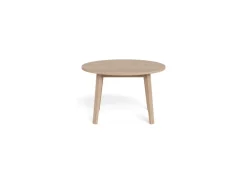 Eettafel Stanford Eiken Wit Ø120cm - Giga Living