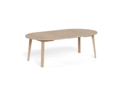 Eettafel Stanford Eiken Wit Ø120cm - Giga Living