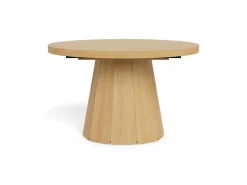 Eettafel Sterling Eiken Ø120-180cm - Giga Living
