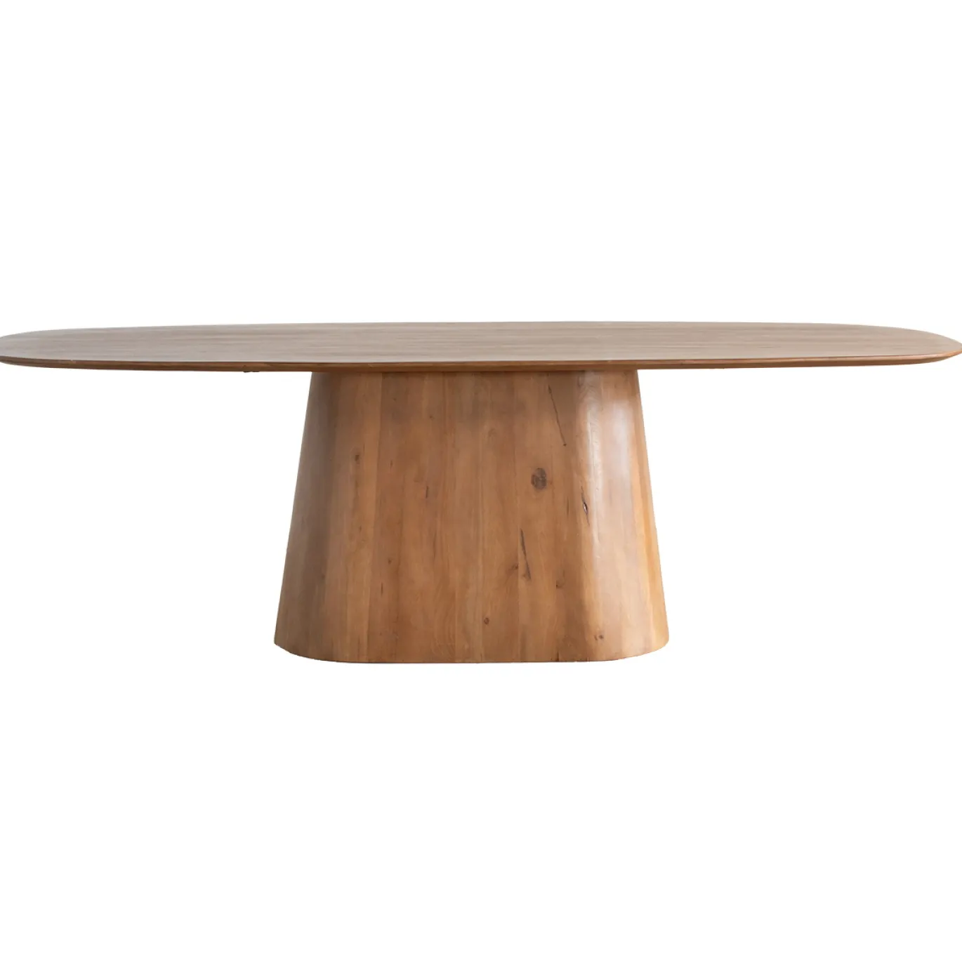 Eettafel Stijn Bruin Deens Ovaal 180cm - Giga Meubel