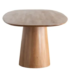 Eettafel Stijn Bruin Deens Ovaal 180cm - Giga Meubel