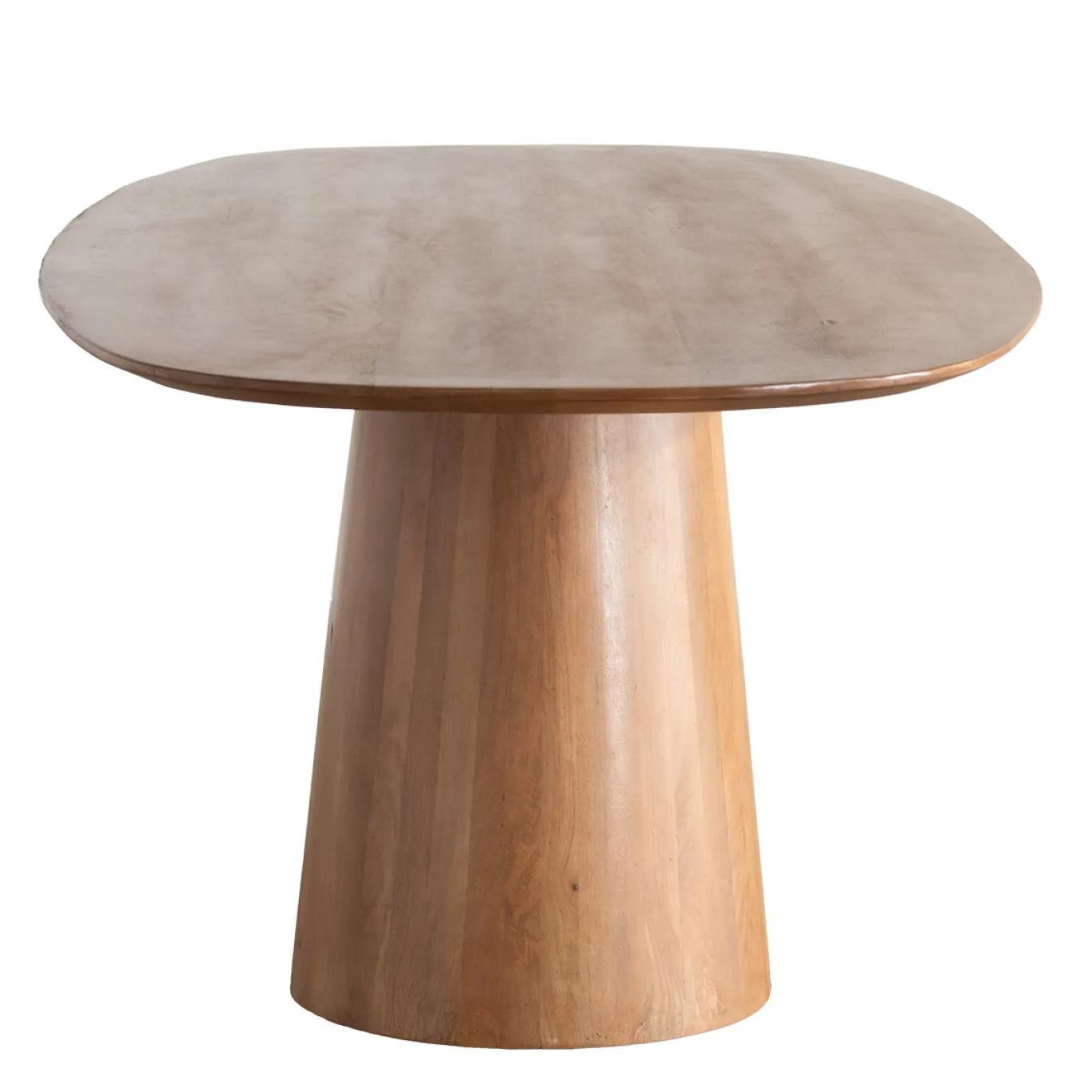 Eettafel Stijn Bruin Deens Ovaal 180cm - Giga Meubel