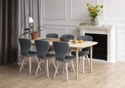 Eettafel Stijn MDF Lichtbruin 210cm - Giga Living