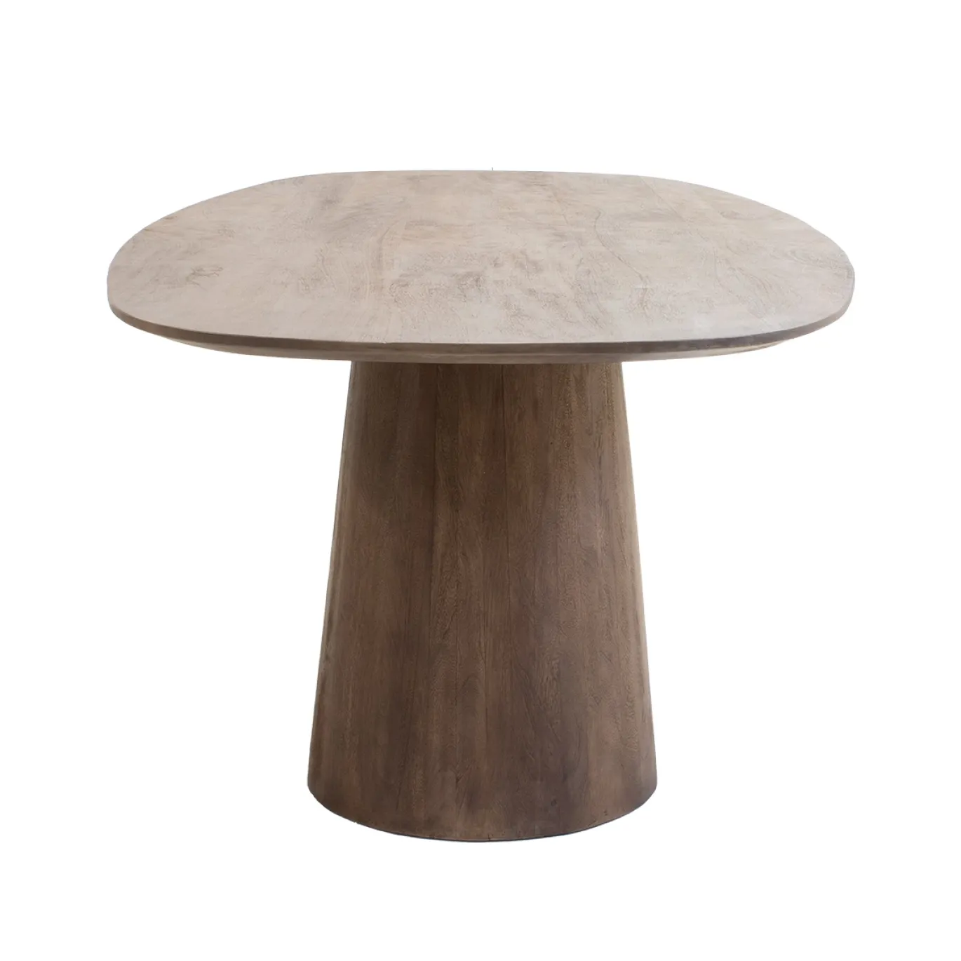 Eettafel Stijn Walnoot Deens Ovaal 180cm - Giga Meubel
