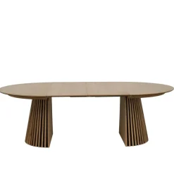 Eettafel Svendborg Naturel Uitschuifbaar Ø140-240cm - Giga Meubel