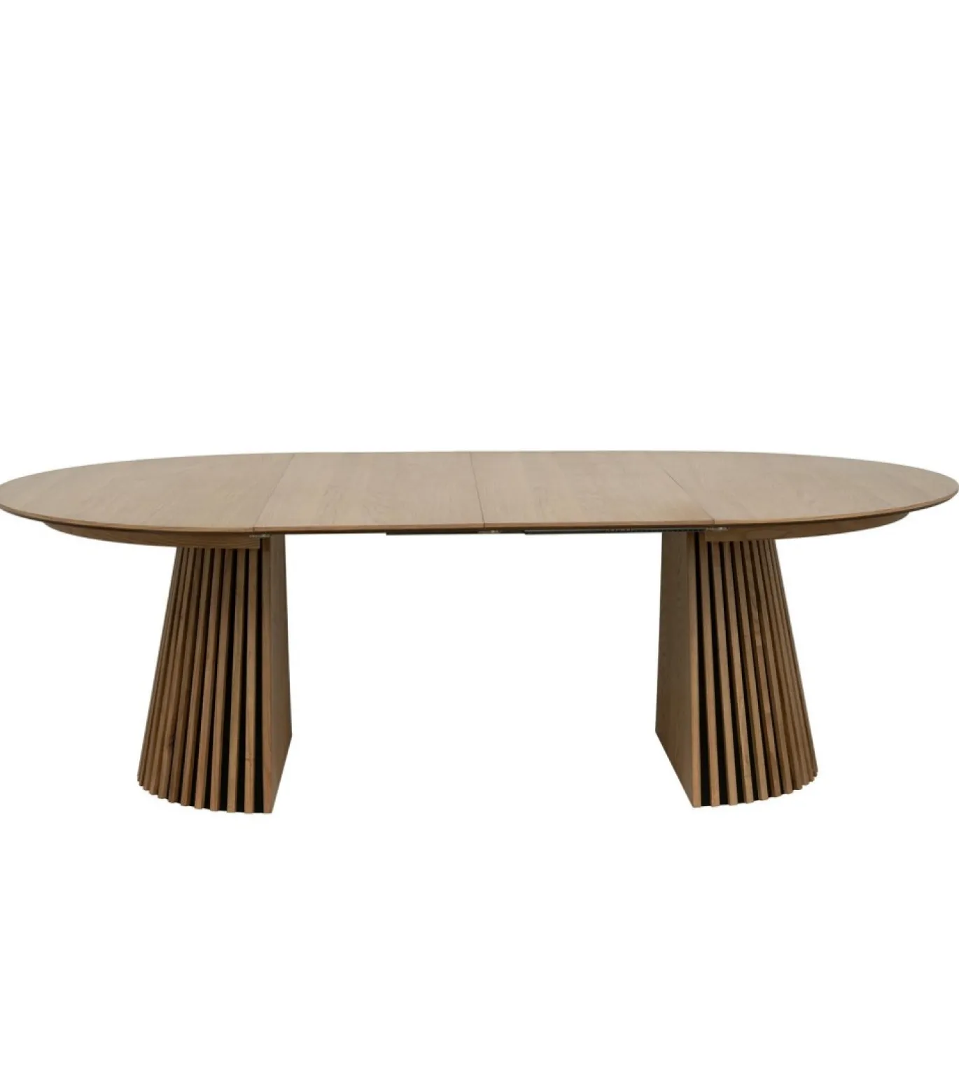 Eettafel Svendborg Naturel Uitschuifbaar Ø140-240cm - Giga Meubel