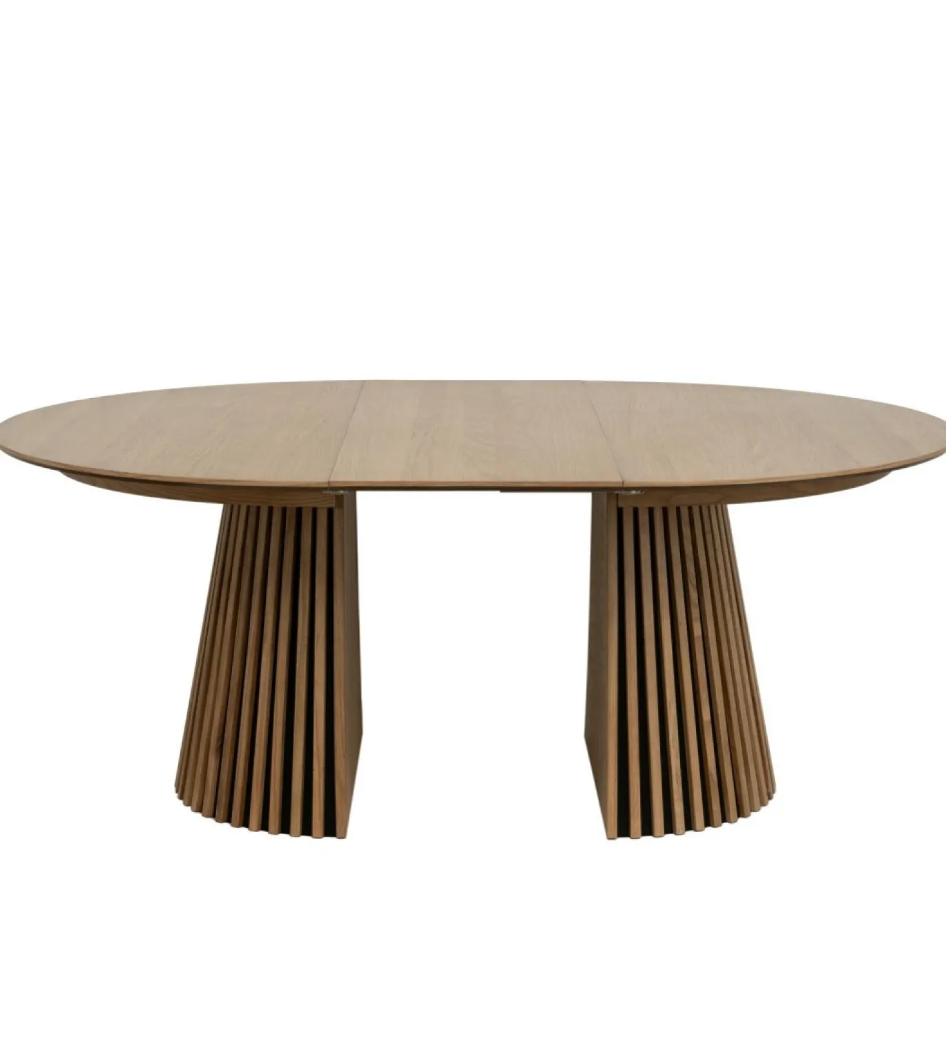 Eettafel Svendborg Naturel Uitschuifbaar Ø140-240cm - Giga Meubel