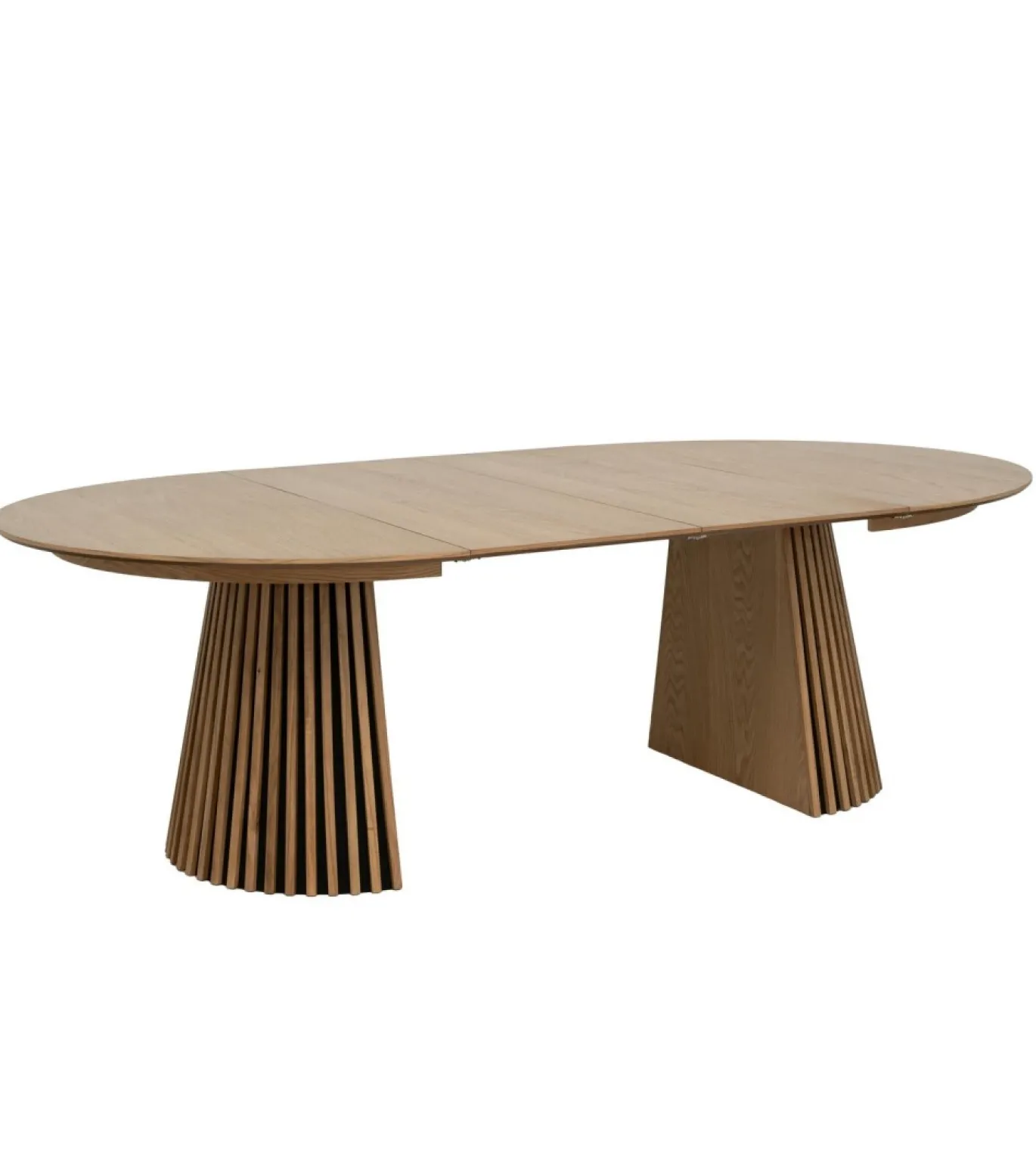 Eettafel Svendborg Naturel Uitschuifbaar Ø140-240cm - Giga Meubel