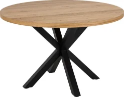 Eettafel Ties MDF Naturel Ø120cm - Giga Living