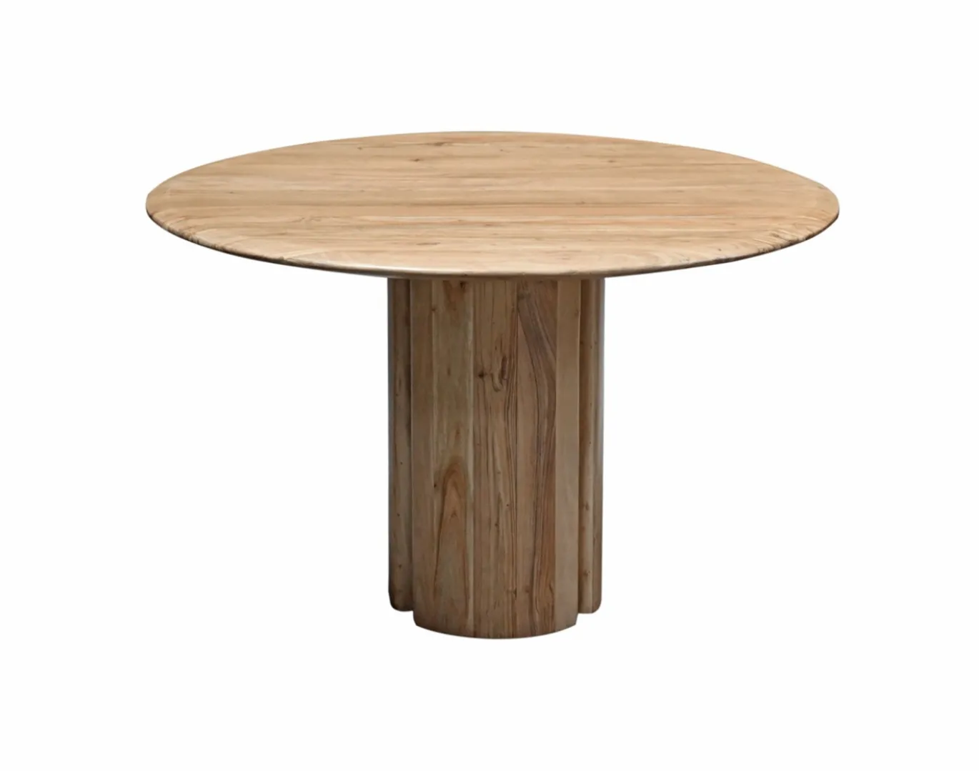 Eettafel Tijn Acacia Naturel 120cm - Giga Meubel