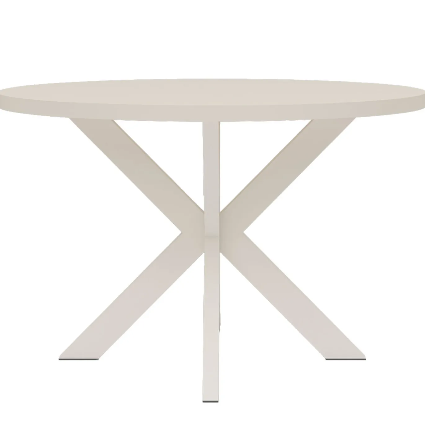 Eettafel Vancouver Beige Rond 120cm - Giga Meubel