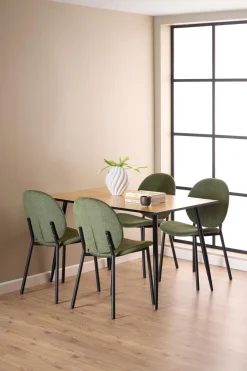Eettafel Willy Melamine Wild Eiken 120cm - Giga Living