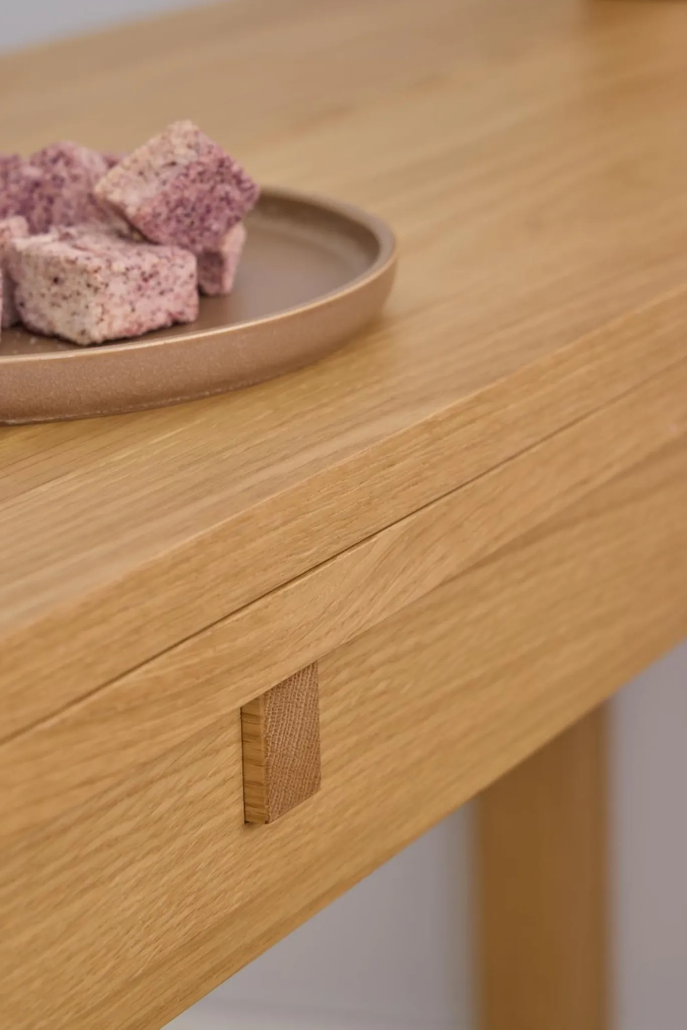 Eettafel Wilven Eikenfineer Mat 120cm - Giga Living