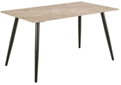 Eettafel Wiska Keramiek Bruin Aberta 140cm - Giga Living
