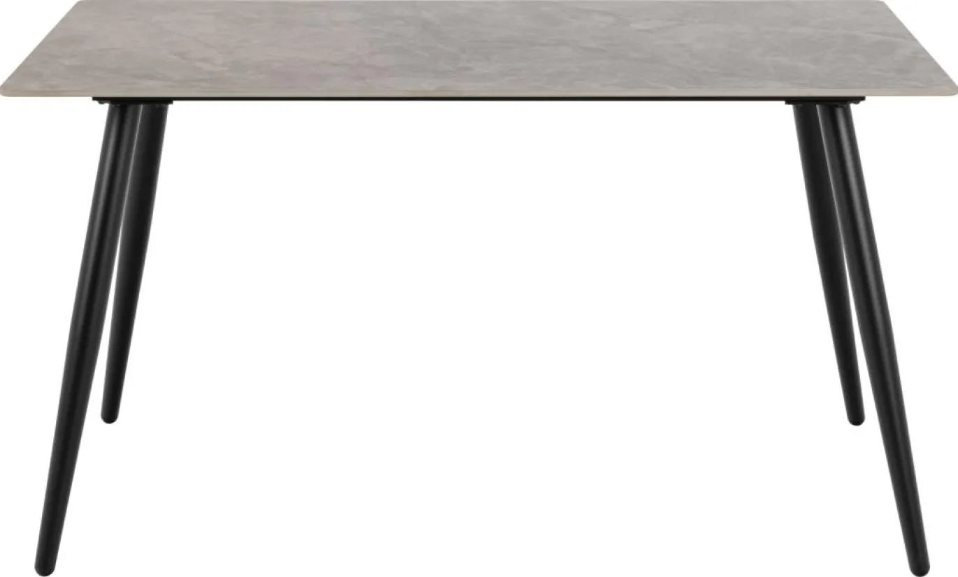 Eettafel Wiska Keramiek Grijs Batis 140cm - Giga Living